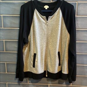 J. Crew Black and Gray Jacket